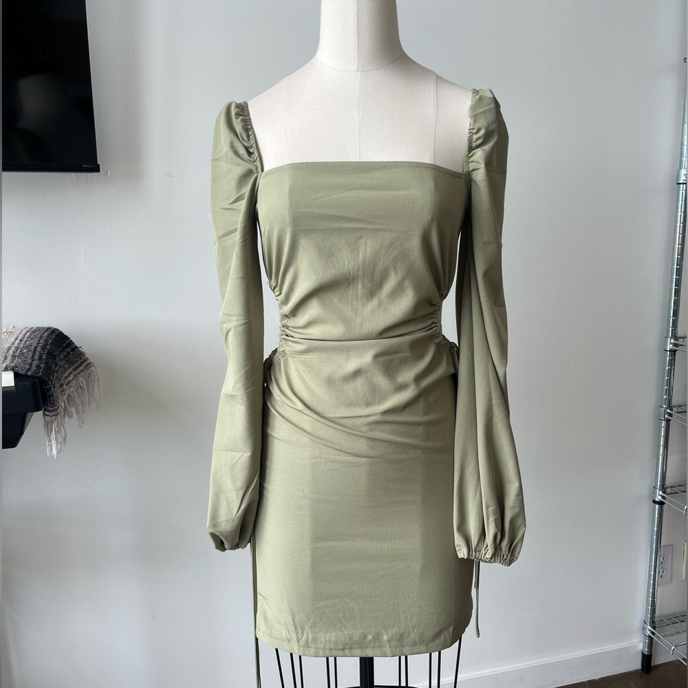 Sage Cut Out Dress